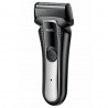 Aparat de ras cu baterie si trimmer incorporat Oliver Voltz OV51814E, 3 W, 40 min, 600 mAh, LED, Negru/Gri