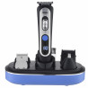 Aparat de tuns 5-în-1 Oliver Voltz OV51810T, 5 W, 90 min, 7300 rpm, ecran LCD, suport, negru/albastru
