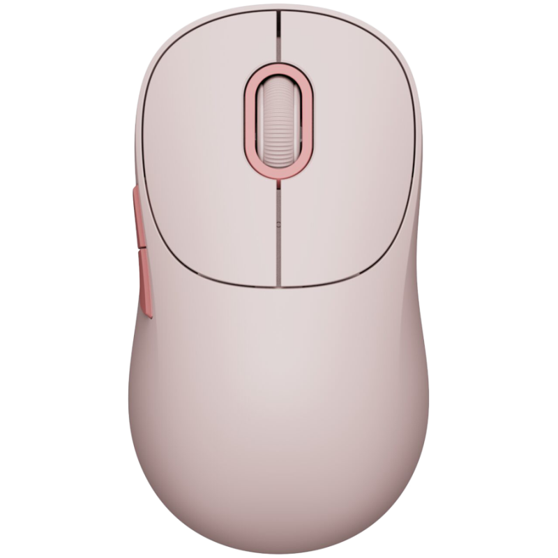 Mouse fără fir Xiaomi BHR8911GL, 1200 DPI, 5 butoane, Bluetooth/2,4 GHz, clic silențios, roz