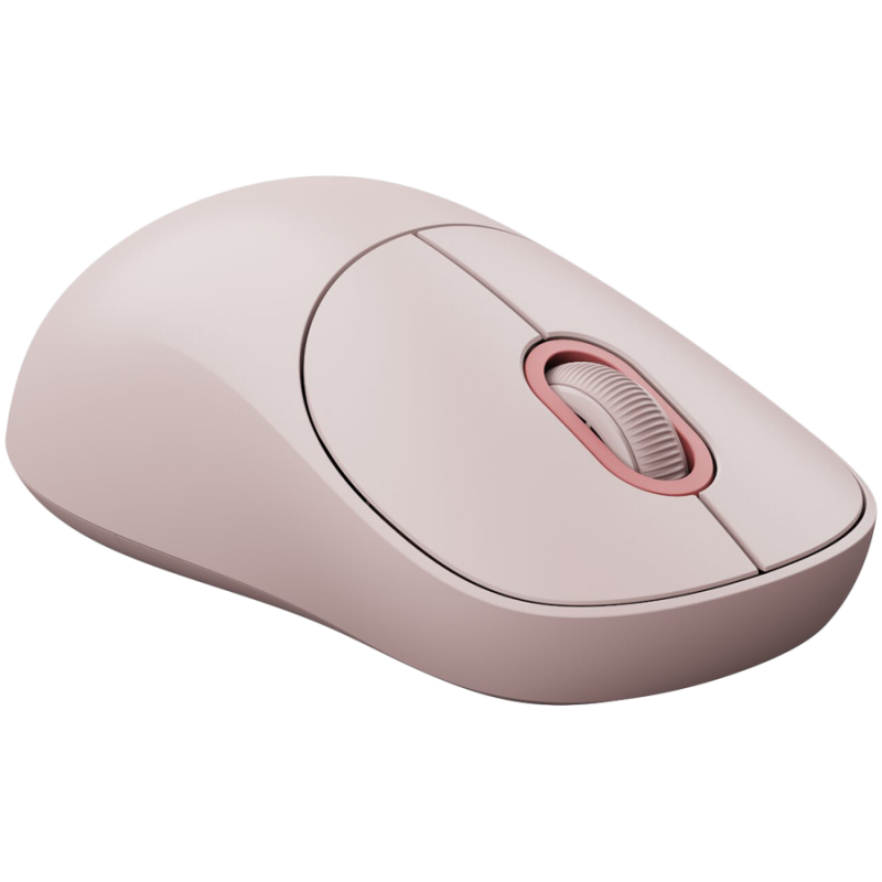 Mouse fără fir Xiaomi BHR8911GL, 1200 DPI, 5 butoane, Bluetooth/2,4 GHz, clic silențios, roz