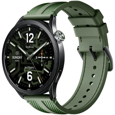 Ceas inteligent Xiaomi WATCH S5 M2530W1, 46 mm, ecran AMOLED de 1,48″, GPS, Bluetooth, rezistent la apă, verde