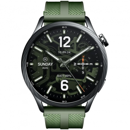 Ceas inteligent Xiaomi WATCH S5 M2530W1, 46 mm, ecran AMOLED de 1,48″, GPS, Bluetooth, rezistent la apă, verde