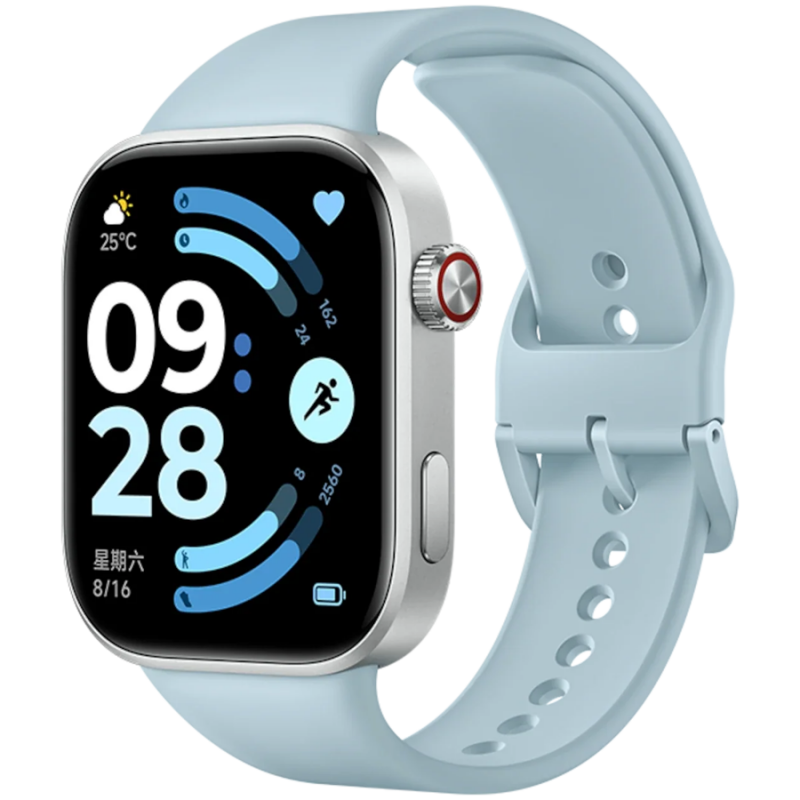 Ceas inteligent Xiaomi REDMI WATCH 6 M2523W1, ecran AMOLED de 2,07″, GPS, Bluetooth, rezistent la apă, albastru