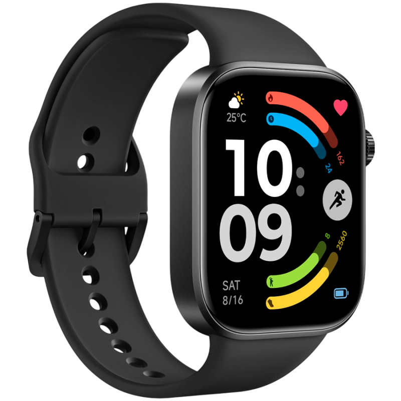Ceas inteligent Xiaomi REDMI WATCH 6 M2523W1, ecran AMOLED de 2,07″, GPS, Bluetooth, rezistent la apă, negru