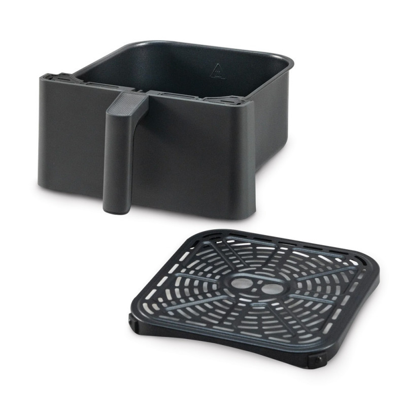 Friteuză cu aer cald Cosori Dual Blaze Pro CAF-P681S, 1700 W, 6,4 l, 12 programe, 360 ThermoIQ, elemente de încălzire duble, acoperire ceramică fără PFAS, negru