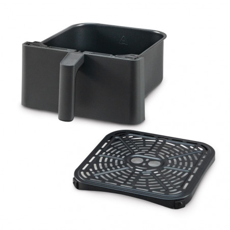Friteuză cu aer cald Cosori Dual Blaze Pro CAF-P681S, 1700 W, 6,4 l, 12 programe, 360 ThermoIQ, elemente de încălzire duble, acoperire ceramică fără PFAS, negru