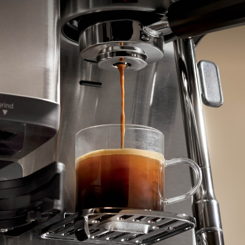Aparat de cafea 2 în 1 Ninja Luxe Café Mini ES352EU, 1650 W, 9 bar, 250 g, 1,3 l, Barista Assist, 3 setări pentru spumă, 6 tipuri de espresso, oțel inoxidabil