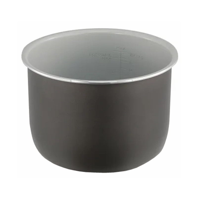 Set cu vas cu garnitură din silicon Ninja Foodi SmartLid 4484GX750EUUK, 7,5 l, compatibil cu OL650/OL750, acoperire ceramică, negru