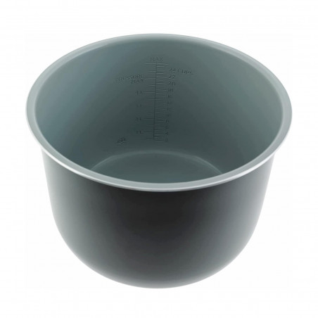 Set cu vas cu garnitură din silicon Ninja Foodi SmartLid 4484GX750EUUK, 7,5 l, compatibil cu OL650/OL750, acoperire ceramică, negru