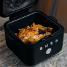 Friteuză cu aer cald Smeg Collezione AFC01WHMAU, 1450 W, 7,3 l, 40-200 °C, 7 programe, mod dublu, comandă tactilă, cronometru, LED, alb