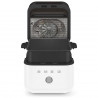 Friteuză cu aer cald Smeg Collezione AFC01WHMAU, 1450 W, 7,3 l, 40-200 °C, 7 programe, mod dublu, comandă tactilă, cronometru, LED, alb