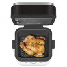 Friteuză cu aer cald Smeg Collezione AFC01WHMAU, 1450 W, 7,3 l, 40-200 °C, 7 programe, mod dublu, comandă tactilă, cronometru, LED, alb