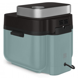 Friteuză cu aer cald Smeg Collezione AFC01EGMAU, 1450 W, 7,3 l, 40-200 °C, 7 programe, mod dublu, comandă tactilă, cronometru, LED, verde