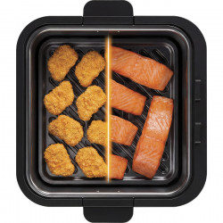 Friteuză cu aer cald Smeg Collezione AFC01EGMAU, 1450 W, 7,3 l, 40-200 °C, 7 programe, mod dublu, comandă tactilă, cronometru, LED, verde