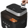 Friteuză cu aer cald Smeg Collezione AFC01BLMAU, 1450 W, 7,3 l, 40-200 °C, 7 programe, mod dublu, comandă tactilă, cronometru, LED, negru