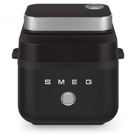 Friteuză cu aer cald Smeg Collezione AFC01BLMAU, 1450 W, 7,3 l, 40-200 °C, 7 programe, mod dublu, comandă tactilă, cronometru, LED, negru