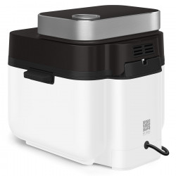 Friteuză cu aer cald Smeg Collezione AFC01WHMAU, 1450 W, 7,3 l, 40-200 °C, 7 programe, mod dublu, comandă tactilă, cronometru, LED, alb