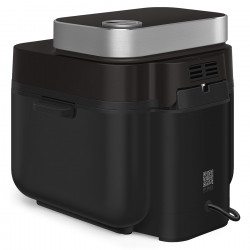 Friteuză cu aer cald Smeg Collezione AFC01BLMAU, 1450 W, 7,3 l, 40-200 °C, 7 programe, mod dublu, comandă tactilă, cronometru, LED, negru
