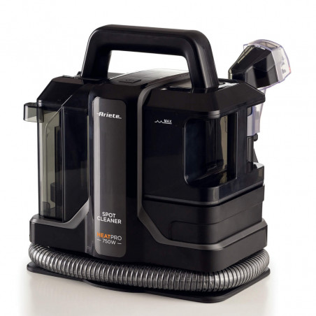 Aparat 5-în-1 pentru spălarea covoarelor și tapițeriei Ariete Spot Cleaner Heat Pro 2482/00, 1800 W, 5-în-1, accesorii, negru