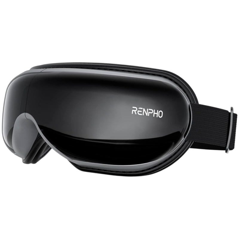 Aparat de masaj pentru ochi RENPHO EYERIS 1 PEU-RF-EM001-BK, 6 moduri, compresie cu aer, 3 niveluri de încălzire, Bluetooth, negru