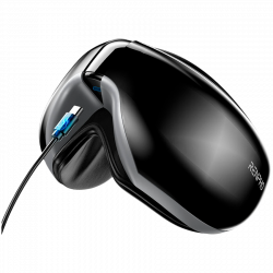 Aparat de masaj pentru ochi RENPHO EYERIS 1 PEU-RF-EM001-BK, 6 moduri, compresie cu aer, 3 niveluri de încălzire, Bluetooth, negru