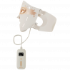 Mască LED pentru față RENPHO Artemis Blush PEU-E100B-1, Terapie cu lumină, 5 niveluri de intensitate, Cronometru, Alb/roz