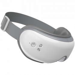 Aparat de masaj pentru ochi RENPHO Eyeris 1RC, 5 W, 5 moduri, compresie cu aer, încălzire, Bluetooth, telecomandă, alb