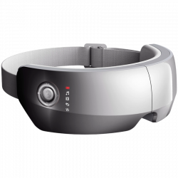 Aparat de masaj pentru ochi RENPHO PEU-R-G004-GY, 5 moduri, Încălzire, Compresie cu aer, Bluetooth, Gri