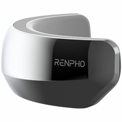 Aparat de masaj pentru ochi RENPHO PEU-R-G004-GY, 5 moduri, Încălzire, Compresie cu aer, Bluetooth, Gri
