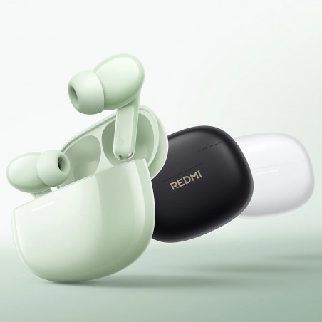 Căști Xiaomi Redmi Buds 8 M2544E1, 11 ore, BT 5.4, IP54, Hi-Res Audio Wireless, reducere a zgomotului cu AI, încărcare rapidă, negru