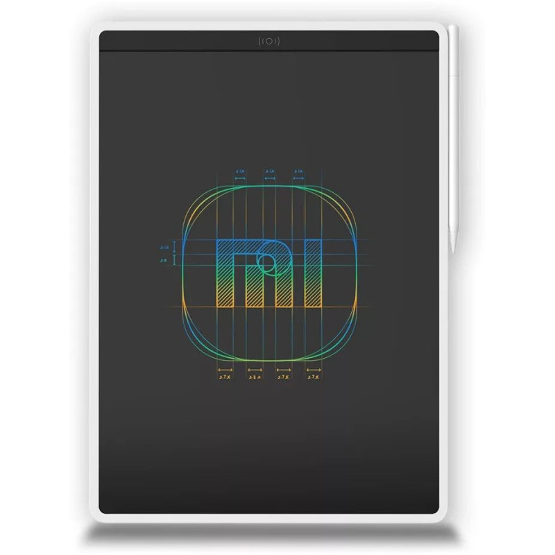 Tabletă pentru scris și desenat Xiaomi BHR7278GL, 13,5″, linii colorate, stilou magnetic, ecran LCD, alb