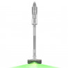 Aspirator vertical Levoit VortexIQ LSV-V221-VEU, 210 W, 0,85 l, 50 min, 3 trepte de putere, lumină verde la peria NeoSight™, filtru HEPA cu 5 trepte, cap rotativ la 180°, alb/argintiu