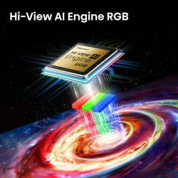 Televizor Hisense 55UR8S, 4K UltraHD 3840 x 2160, 55", Clasa E, Mini-LED, 180 Hz, strat antireflex, Hi-View AI Engine RGB, VIDAA, negru