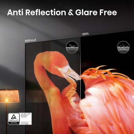 Televizor Hisense 65UR8S, 4K UltraHD 3840 x 2160, 65", Clasa E, Mini-LED, 180 Hz, Acoperire antireflex, Hi-View AI Engine RGB, VIDAA, Negru