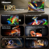 Televizor Hisense 65UR8S, 4K UltraHD 3840 x 2160, 65", Clasa E, Mini-LED, 180 Hz, Acoperire antireflex, Hi-View AI Engine RGB, VIDAA, Negru