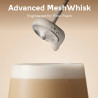 Mixer pentru frappe Outin LattoGo, 2 viteze, MeshWhisk, 1400 mAh, USB Type-C, maro