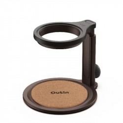 Suport universal reglabil pentru cafea OutIn OT-STD-02, compatibil cu OutIn Nano, înălțime reglabilă, oțel inoxidabil, negru