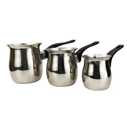 Set de ibricuri HausRoland GS-01155-3PC, 3 bucăți, 0,200/0,400/0,600 l, oțel inoxidabil
